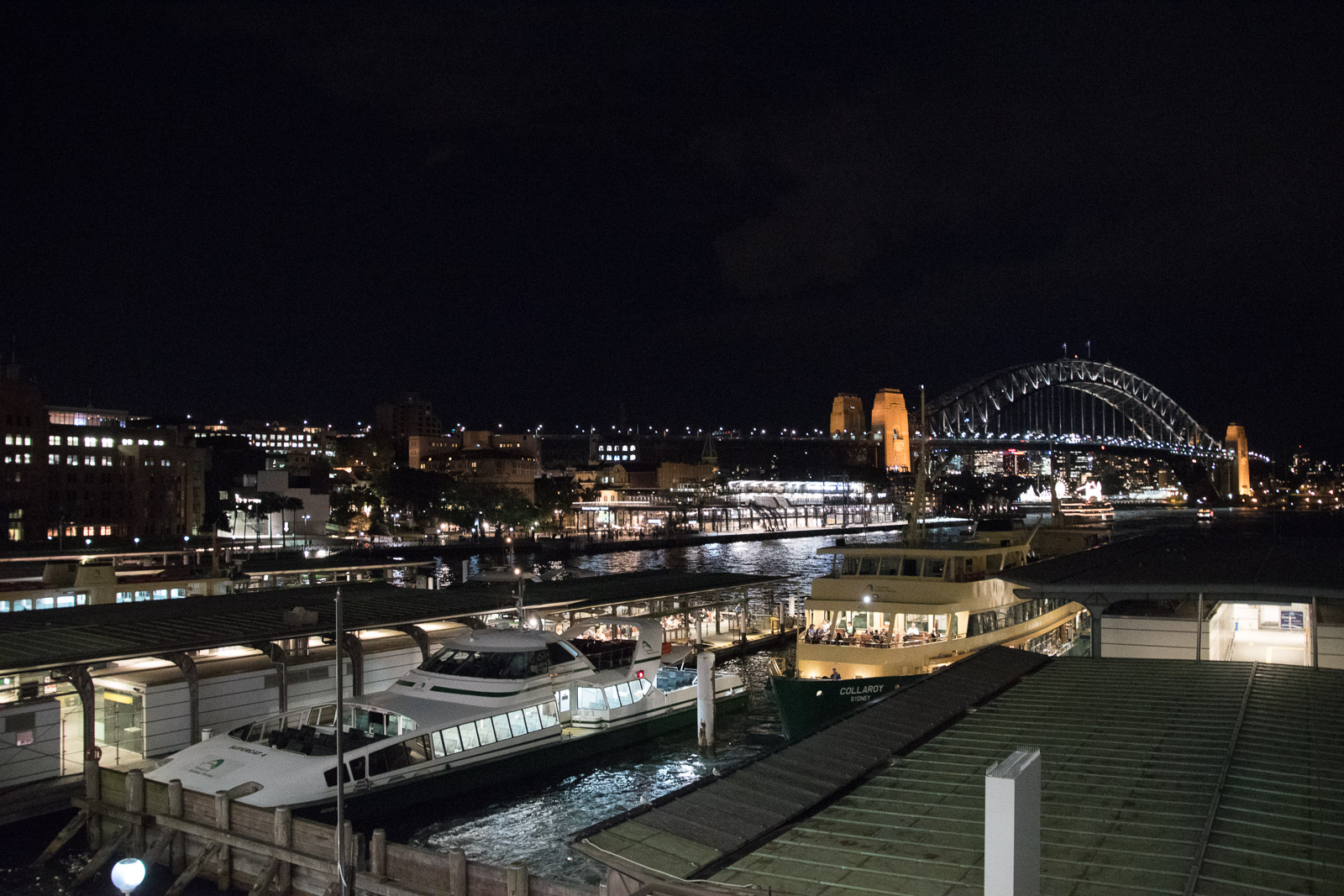 Sydney Hafenbei Nacht